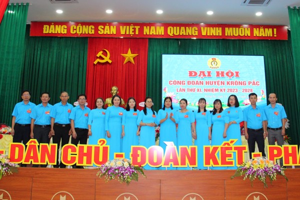 Đại hội XI Công đoàn huyện Krông Pắc: Phấn đấu thực hiện thắng lợi 10 chỉ tiêu quan trọng nhiệm kỳ 2023-2028
